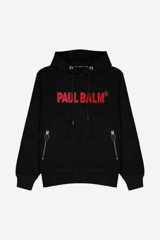 Embroidered Logo Hoodie - PAUL BALM WORLD