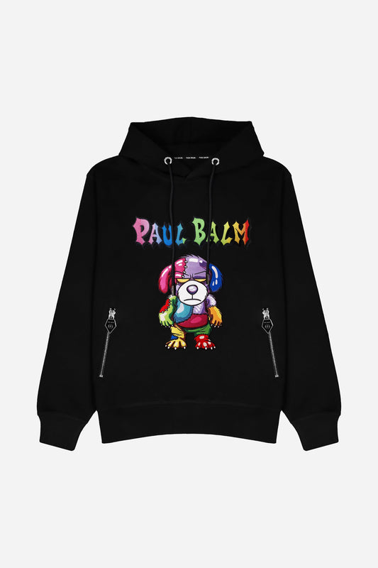 Embroidered Rainbow Teddy Hoodie - Limited to 300 - PAUL BALM WORLD