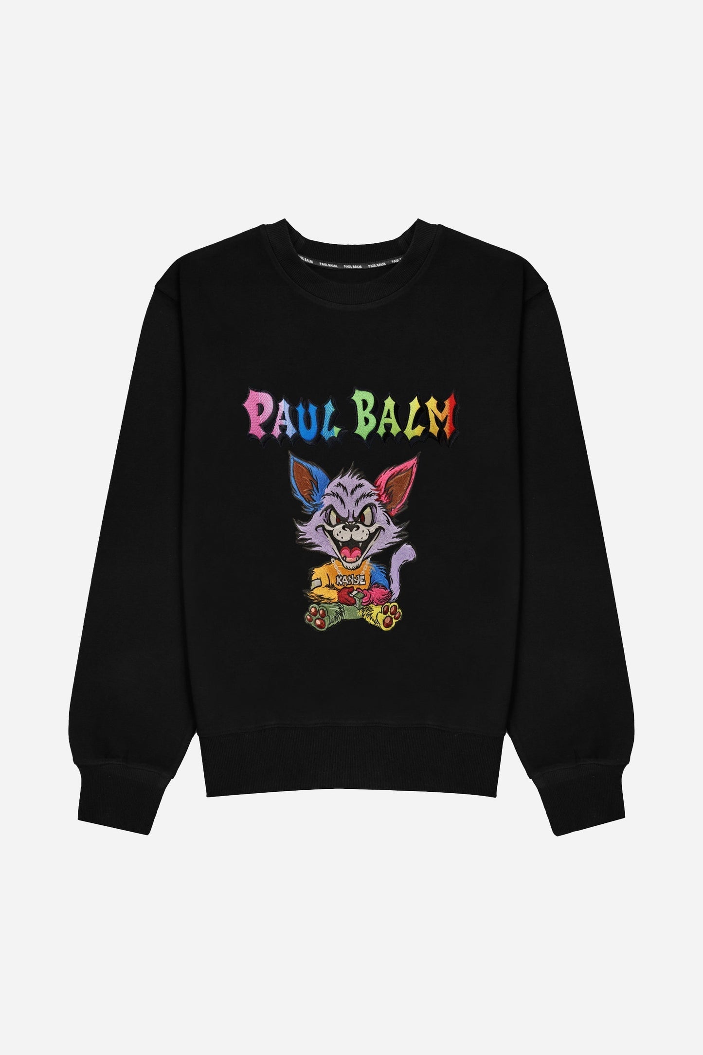 Embroidered Rainbow Kanye Sweatshirt - Limited to 300 - PAUL BALM WORLD
