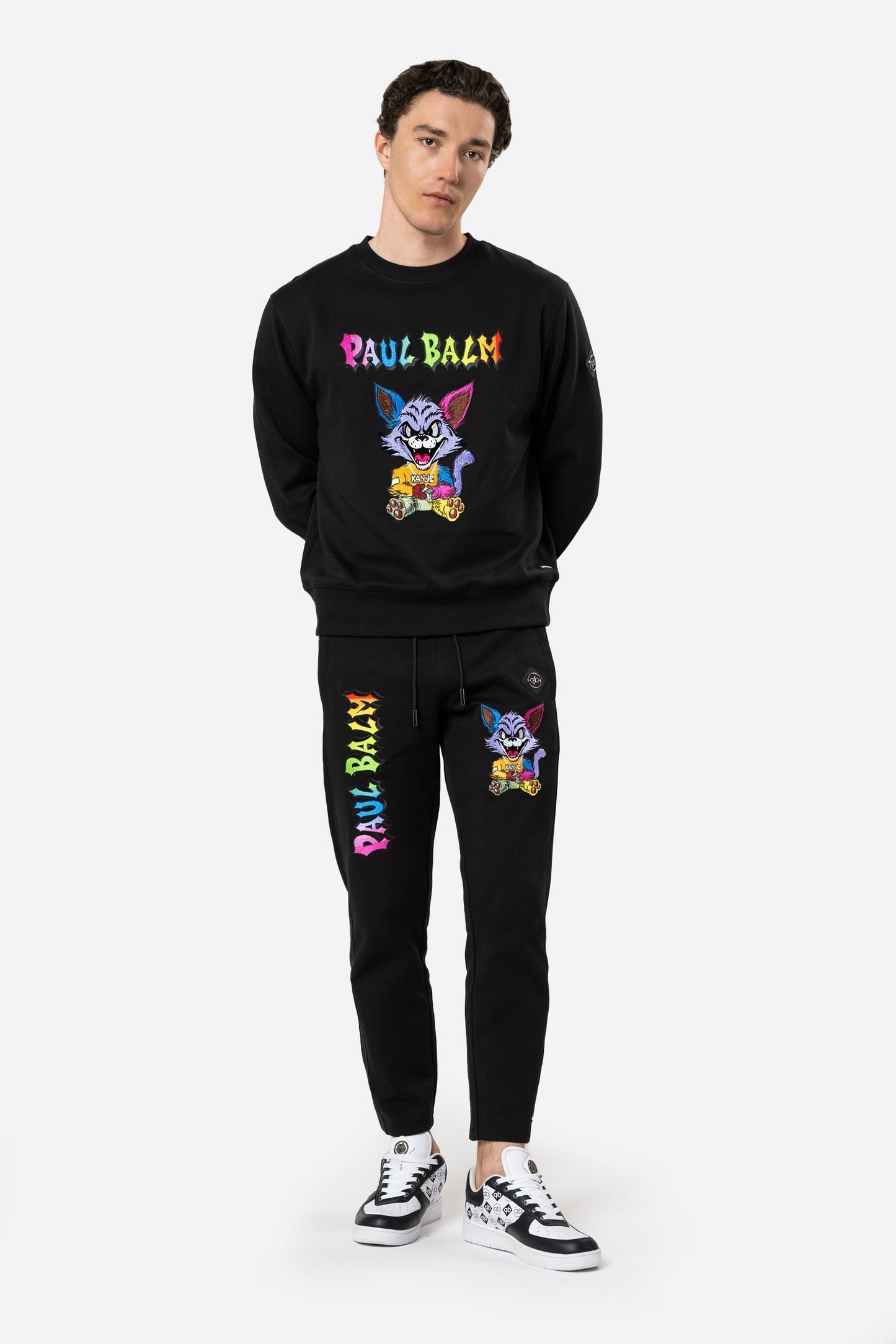 Embroidered Rainbow Kanye Sweatshirt - Limited to 300 - PAUL BALM WORLD