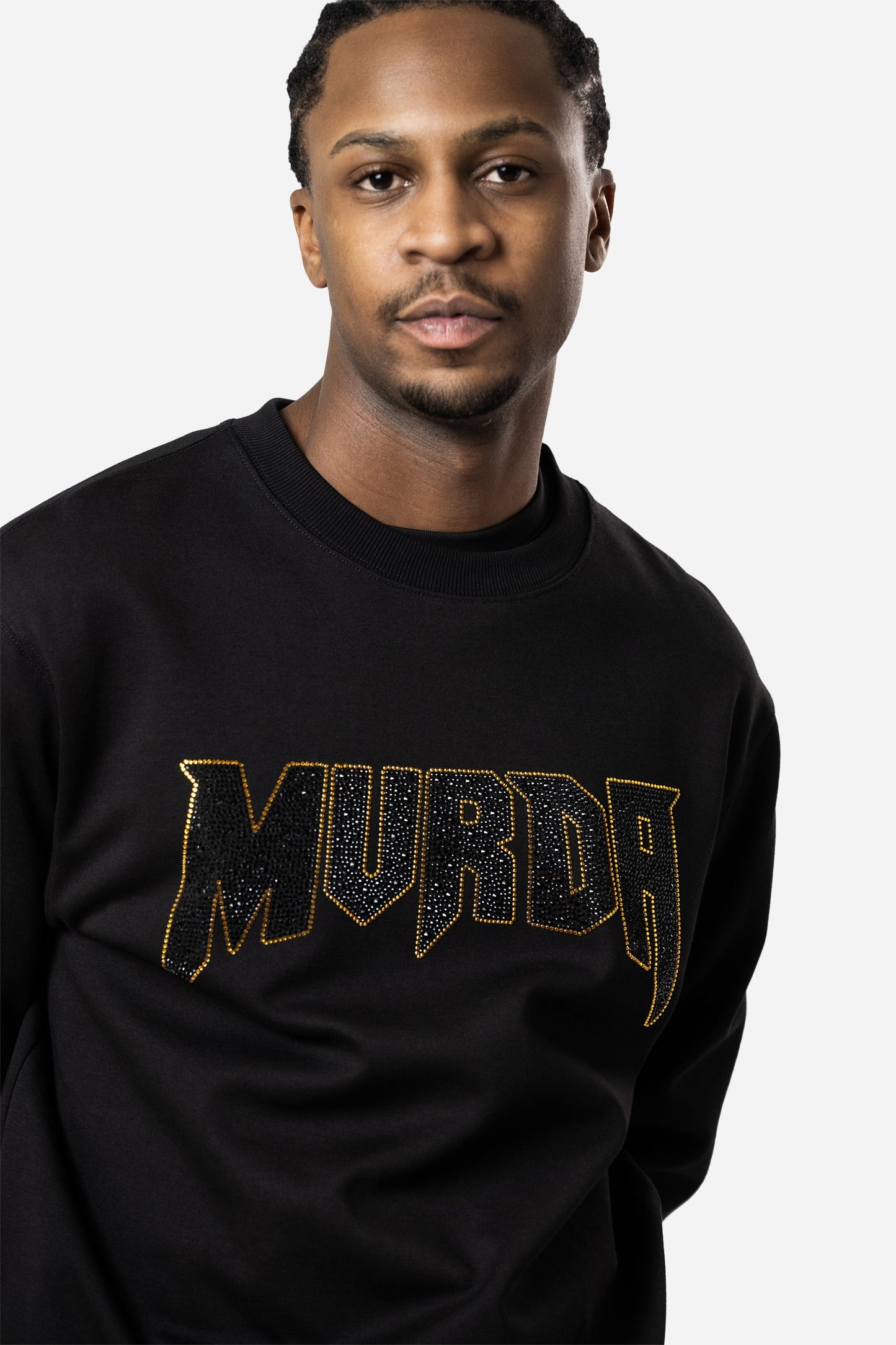 Crystal MURDA Yellow Sweatshirt