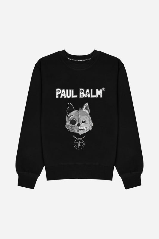Embroidered Skull Sweatshirt - Limited to 300 - PAUL BALM WORLD