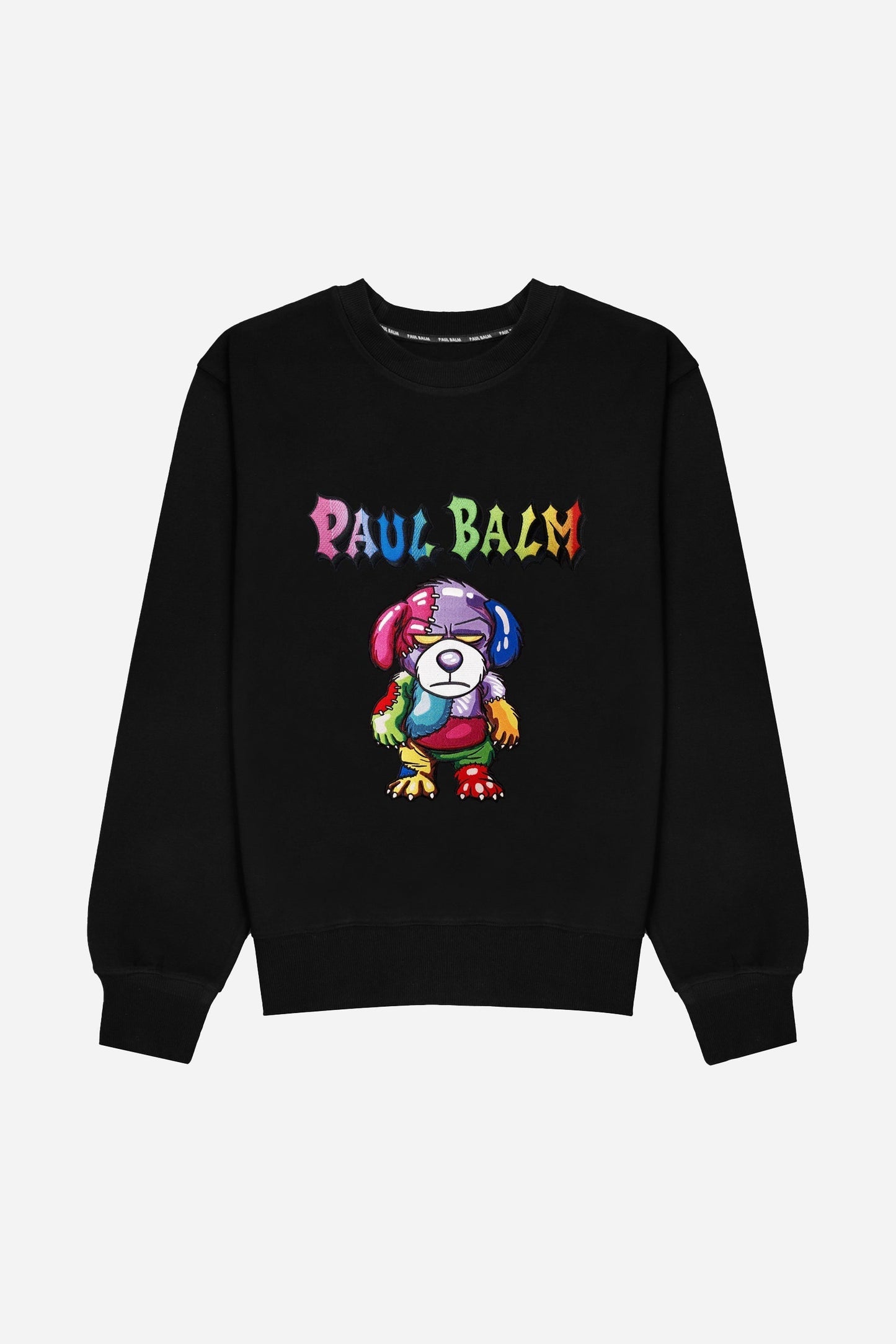 Embroidered Rainbow Teddy Sweatshirt - Limited to 300 - PAUL BALM WORLD