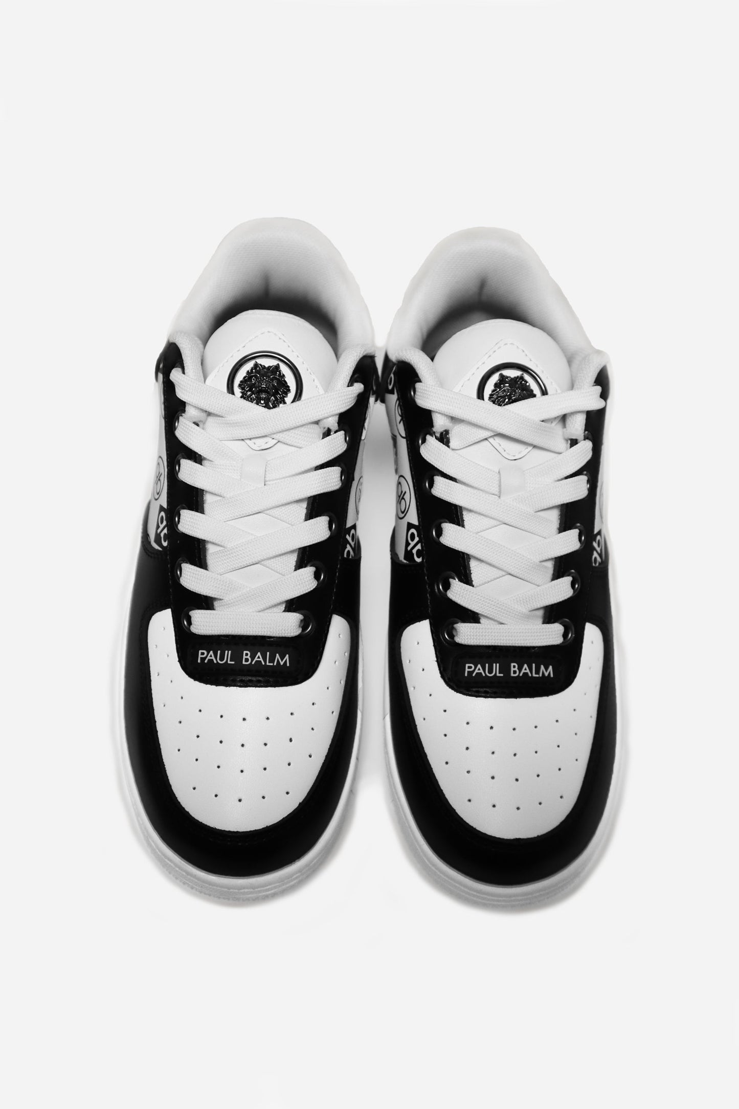 Monogram Leather Sneaker - PAUL BALM WORLD