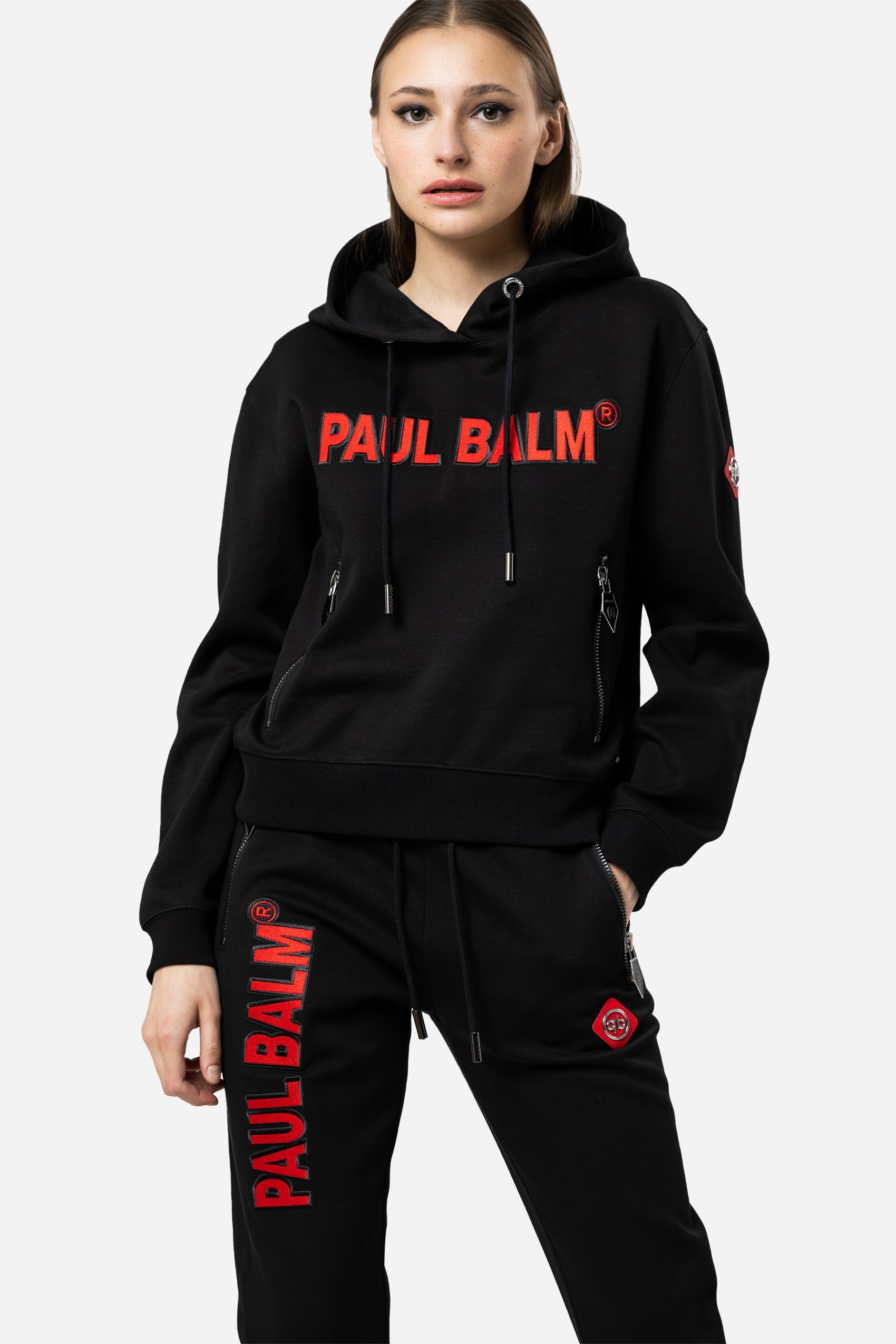 Embroidered Logo Hoodie - PAUL BALM WORLD