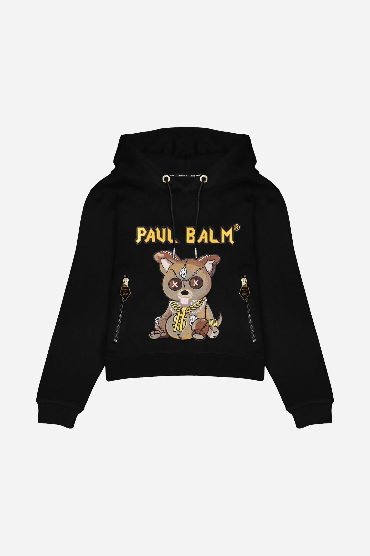 Embroidered Brown Teddy Hoodie - Limited to 300 - PAUL BALM WORLD