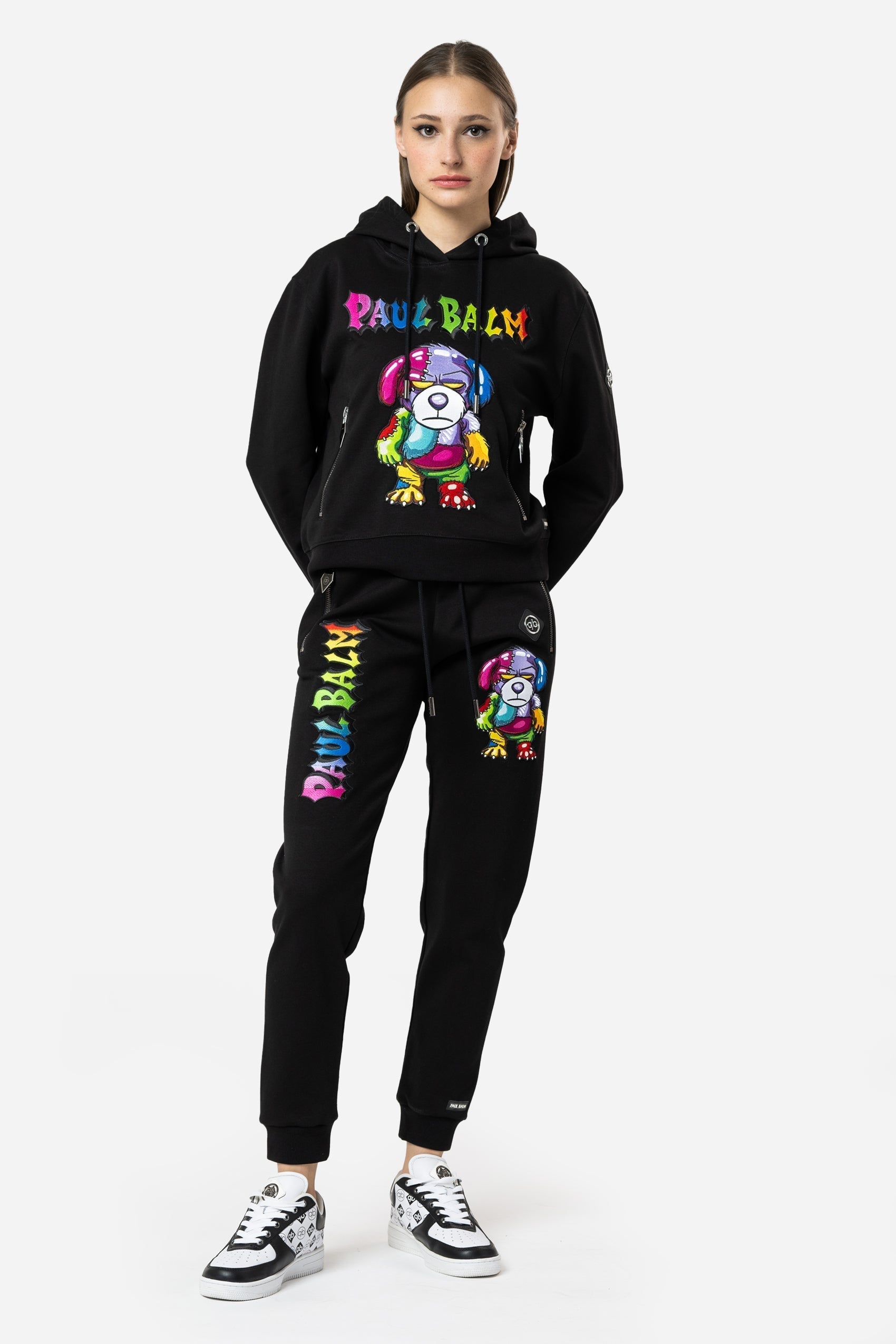 Embroidered Rainbow Teddy Hoodie - Limited to 300 - PAUL BALM WORLD