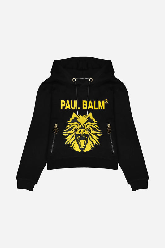 Embroidered Yuki Logo Hoodie - PAUL BALM WORLD