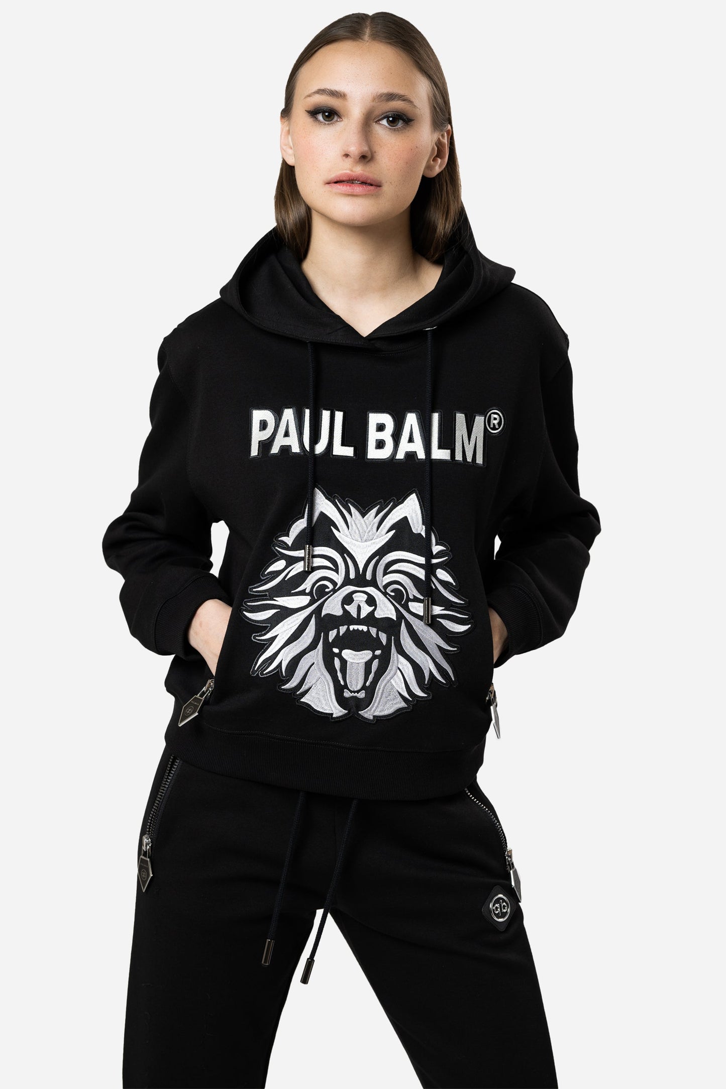 Embroidered Yuki Logo Hoodie - PAUL BALM WORLD