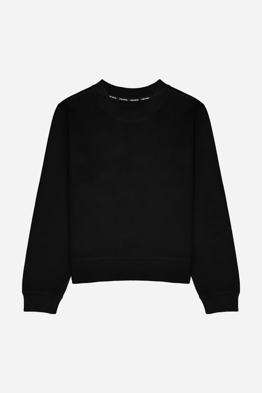 Basic Sweatshirt black - PAUL BALM WORLD