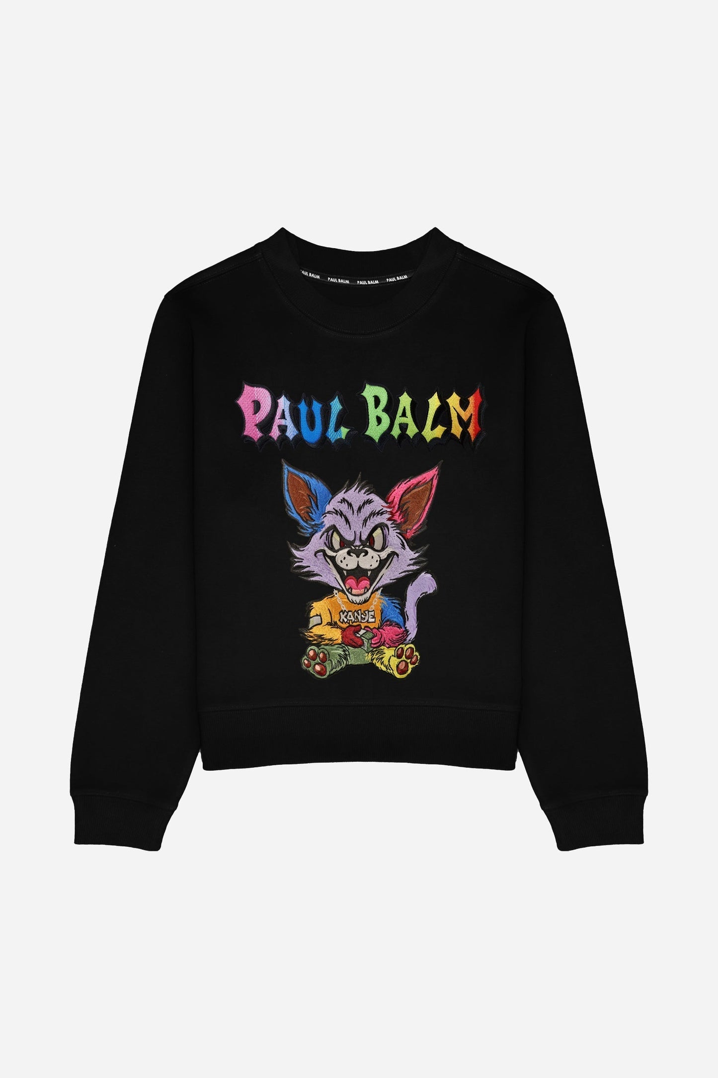 Embroidered Rainbow Kanye Sweatshirt - Limited to 300 - PAUL BALM WORLD