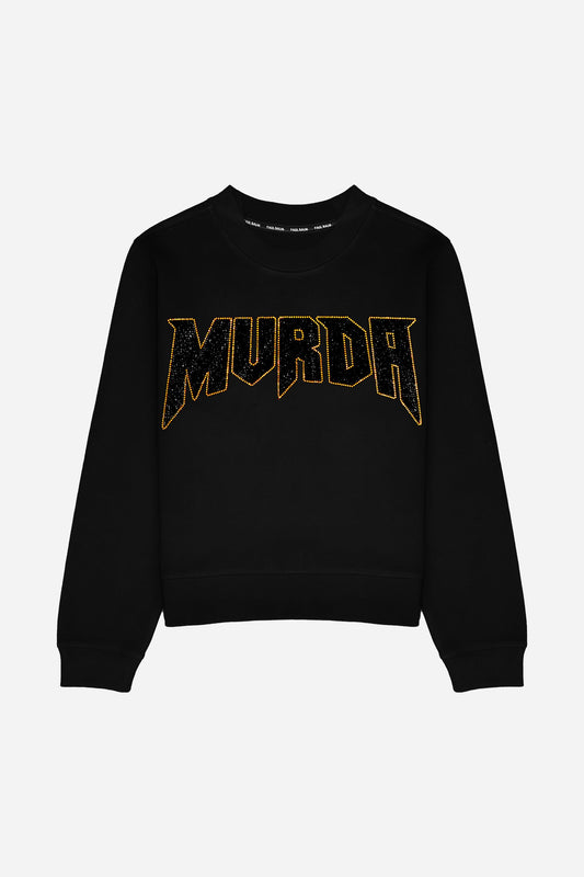 Crystal MURDA Yellow Sweatshirt