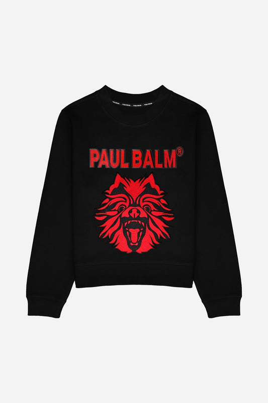 Embroidered Yuki Logo Sweatshirt - PAUL BALM WORLD